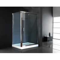 Душевой уголок с поддоном Royal Bath RB9120HP-T-CH 120x90 см, профиль хром, стекло прозрачное