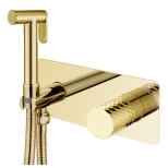 Изображение товара гигиенический душ boheme stick 127-gg со смесителем, золотой