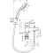 Смеситель на борт ванны Hansgrohe Metris 31422000 Смеситель на борт ванны Hansgrohe Metris 31422000 - 2