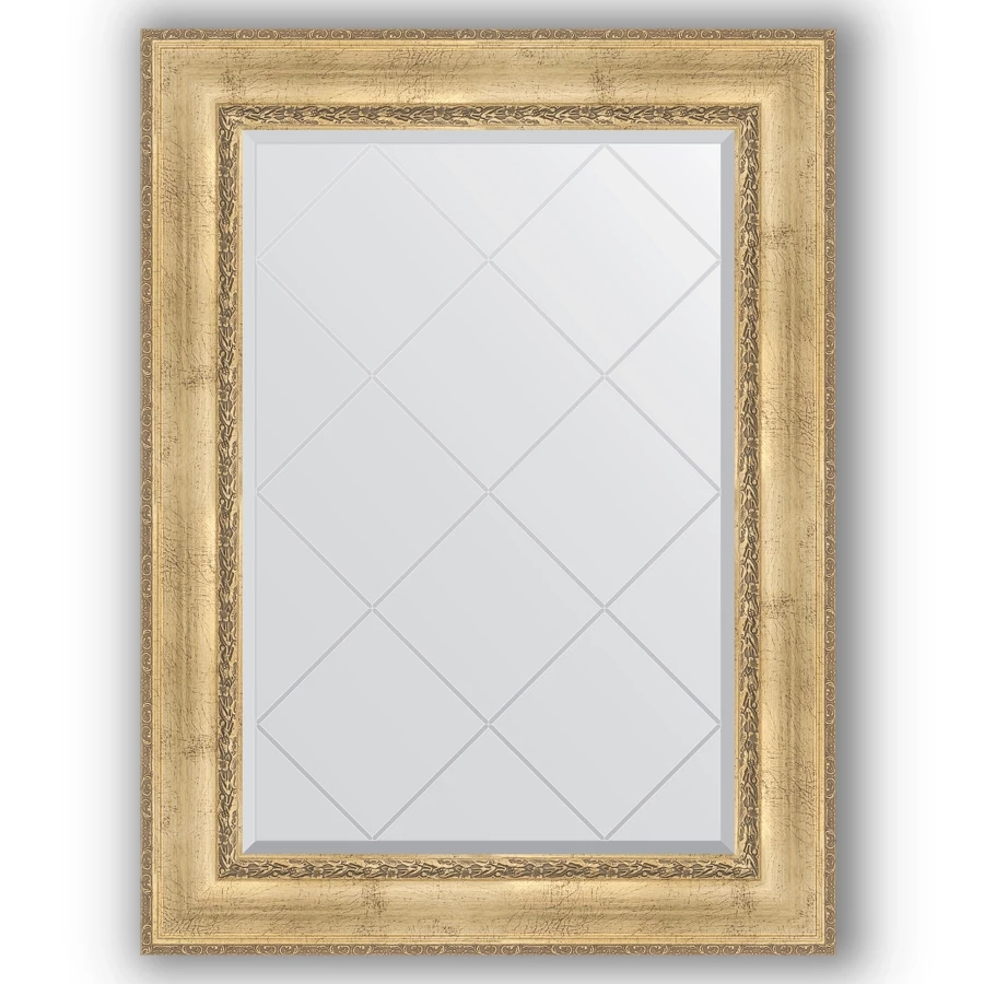 Зеркало 82x110 см состаренное серебро с орнаментом Evoform Exclusive-G BY 4213