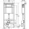 Комплект подвесной унитаз Orange C01-100W + система инсталляции Viega 713386 - 6