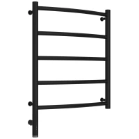 Полотенцесушитель электрический 600x500 черный матовый МЭМ левый Сунержа Галант 3.0 31-5800-6050