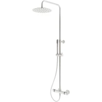 Душевая система Plumberia Selection IXO XO6302BO 250 мм, с термостатом, белый матовый