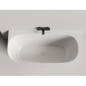 Изображение товара ванна из литьевого мрамора 160x80 см salini s-stone sofia wall 102527m