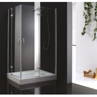 Душевой уголок Cezares Bergamo 100x90 см текстурное стекло BERGAMO-W-AH-2-100/90-P-Cr-R