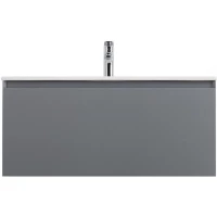 Тумба под раковину Art&Max Latina AM-Latina-1000-1C-SO-GM 100,5 см, подвесная, серый матовый