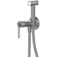 Гигиенический душ Abber Perfekte 316 AF8A25BGG со смесителем, оружейная сталь матовый