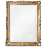 Изображение товара зеркало 72x92 см золото/серебро tiffany world tw00262oro/arg