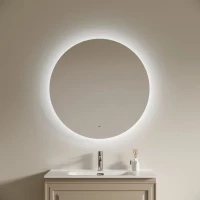 Зеркало Sancos Sfera 2.0 SF2.800 80x80 см, с LED-подсветкой, сенсорным выключателем, диммером