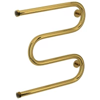 Полотенцесушитель водяной 500x500 золотой Сунержа М-образный+ 03-4007-5050