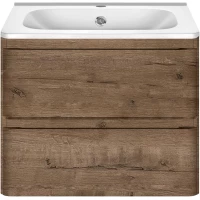 Тумба с раковиной дуб винтаж 59,4 см Vincea Vico VMC-2V600VO + VCB-2VP600W