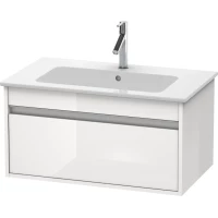 Тумба белый глянец 80 см Duravit Ketho KT641902222