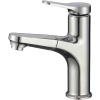 Смеситель для раковины D-Lin D158367 с выдвижным изливом, хром