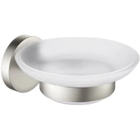 Мыльница Timo Saona 13021/13 настенная, никель матовый