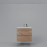 Тумба под раковину Style Line Атлантика СС-00002341 69,6 см, подвесная, ясень перламутр