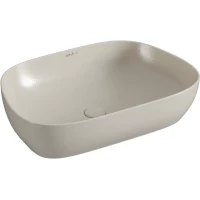 Раковина-чаша VitrA Outline Recycled 7993B066-0016 63x42 см, накладная, тауп матовый