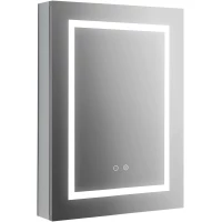 Зеркальный шкаф Aquatek AQ7504-MLC 50x70 см L/R, с LED-подсветкой, сенсорным выключателем, антизапотеванием