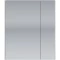 Зеркальный шкаф 60x70 см белый глянец L Dreja Prime 99.9304 - 3