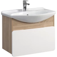 Тумба белый глянец/дуб сонома 62 см Belux Чезаро НП 65-01 4810924269362