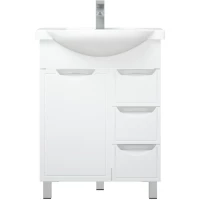 Тумба белый глянец/белый матовый 61,5 см Corozo Монро SD-00000993