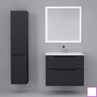 Комплект мебели белый 76,5 см Jorno Slide Sli.01.75/P/W + 4640021062210 + Sli.02.77/W