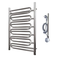 Полотенцесушитель электрический 800x532 ТЭН левый/правый Point Юпитер Премиум П7 PN01158SE