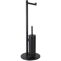 Комплект для туалета Bemeta Dark 104836110 напольный, черный матовый