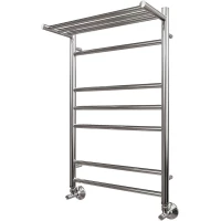 Полотенцесушитель водяной Point Аврора с полкой П6 PN10158P 800x532, хром