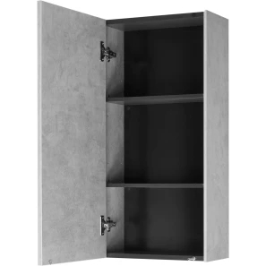 Изображение товара шкаф одностворчатый 30x70 светло-серый l/r акватон марбл 1a276403mh8a0