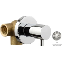 Переключатель на 2 положения Emmevi Piper C02327/NS никель матовый