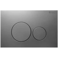 Кнопка смыва Olive’S Plaza PL411G для инсталляции, матовый хром