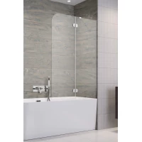 Шторка на ванну Radaway Torrenta PND 100R 12011202-101R профиль хром, стекло прозрачное