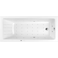Акриловая гидромассажная ванна 169,5x75 см Whitecross Wave 0101.170075.100.NANO.CR