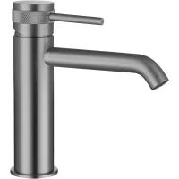 Смеситель для раковины Allen Brau Priority 5.31A01-MG без донного клапана, графит матовый