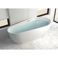 Акриловая ванна Ceruttispa Mimi CT9671 170x80 см, отдельностоящая, белый