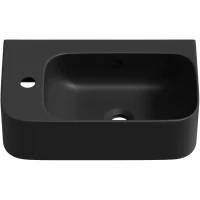 Раковина Lavinia Boho Bathroom Sink 33311060 45x27 см R, рукомойник, черный матовый
