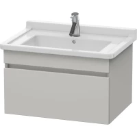 Тумба бетонно-серый матовый 65 см Duravit DuraStyle DS638700707