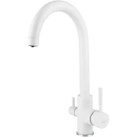 Смеситель для кухни Viko V-5144 с подключением к фильтру, белый