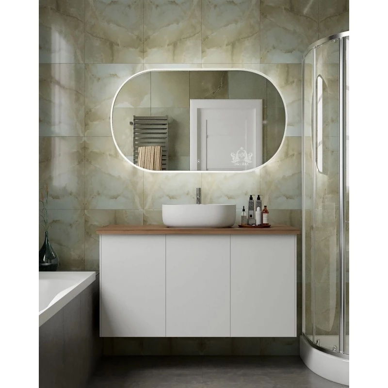 Зеркало 70x120 см Art&Max Bari AM-Bar-700-1200-DS-F-White