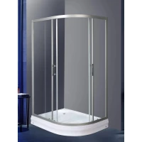 Душевой уголок с поддоном WeltWasser 120/90/189 L 10000012452 120x90 см L, профиль матовый хром, стекло прозрачное