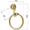 Кольцо для полотенец Boheme Medici 10605 - 2