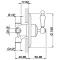 Запорный/переключающий вентиль Cisal Arcana Toscana TS00027021 - 2
