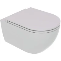 Унитаз подвесной GSG Like LKWCSO019 безободковый, дымчатый матовый