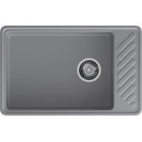 Кухонная мойка GranFest Quarz 51 75,3x47,6 см, темно-серый