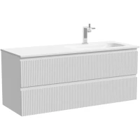 Тумба под раковину Sancos Snob R SNR120RW 119,5 см R, подвесная, белый матовый