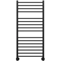 Полотенцесушитель водяной Aquatek Либерти П16 AQ RR1610BL 1100x530, черный матовый