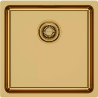 Кухонная мойка Paulmark Vista PM304444-BG 44x44 см, золотой матовый