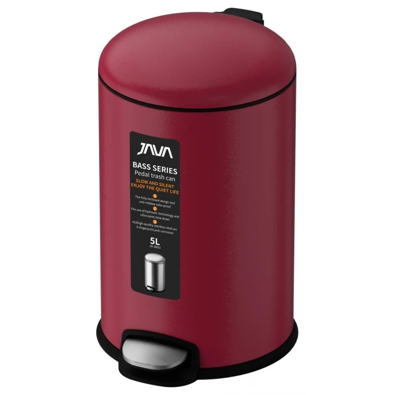 Мусорное ведро 5л Java S-885-5R Мусорное ведро 5л Java S-885-5R