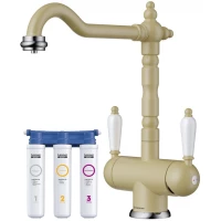 Смеситель для кухни с фильтром Omoikiri Amagasaki-MA марципан 4994233 + H851P00