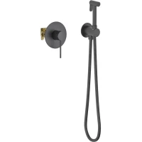 Гигиенический душ Timo Saona 2389/03SM со смесителем, черный матовый